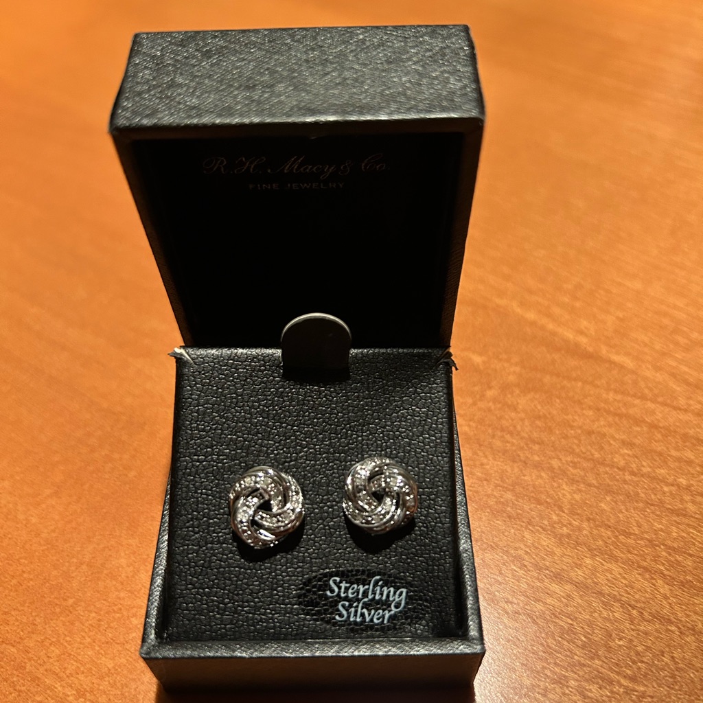 Love Knot Diamond Earrings
